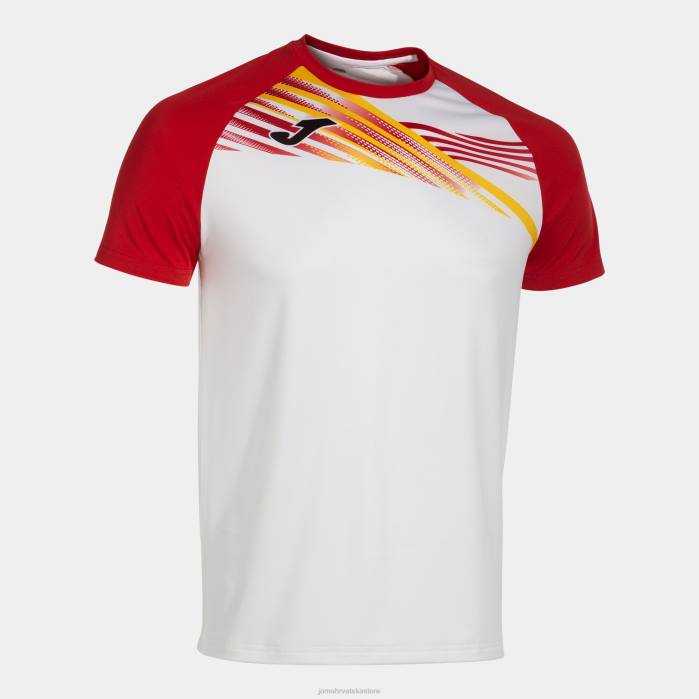 hr Joma košulja kratki rukav elite x bijelo crveno 6FVN196 muškarci