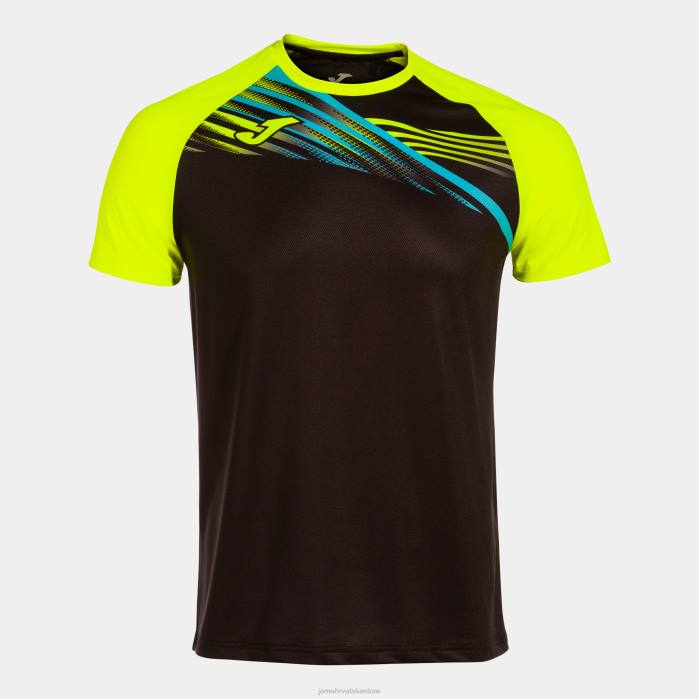hr Joma košulja kratki rukav elite x crno fluorescentno žuto 6FVN3203 muškarci
