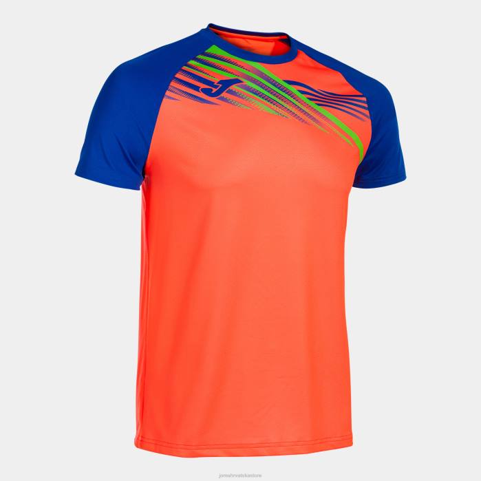 hr Joma košulja kratki rukav elite x fluorescentni koralj kraljevsko plava 6FVN587 muškarci
