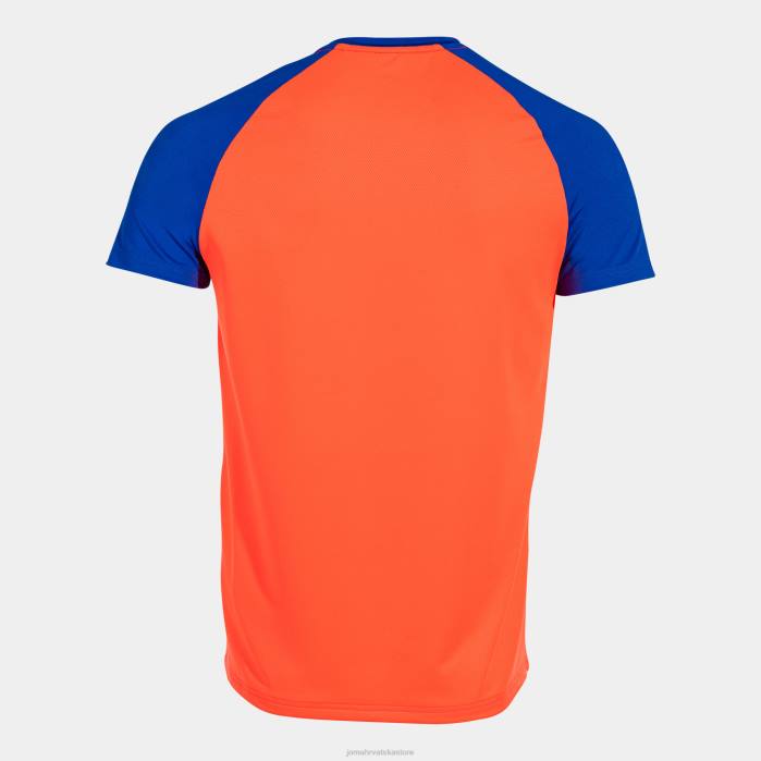hr Joma košulja kratki rukav elite x fluorescentni koralj kraljevsko plava 6FVN587 muškarci