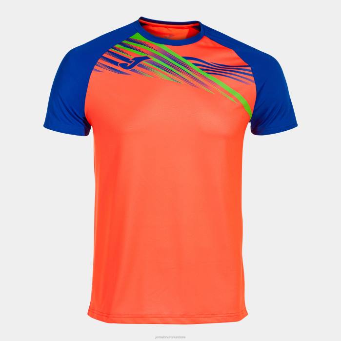 hr Joma košulja kratki rukav elite x fluorescentni koralj kraljevsko plava 6FVN587 muškarci