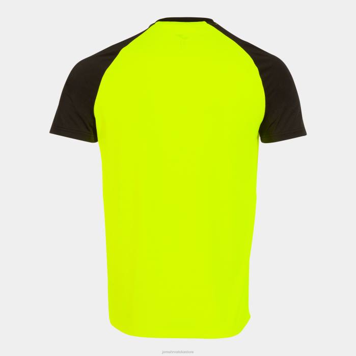 hr Joma košulja kratki rukav elite x fluorescentno žuto crna 6FVN896 muškarci