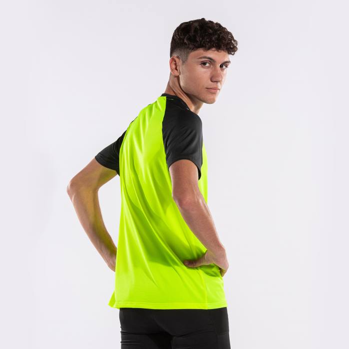 hr Joma košulja kratki rukav elite x fluorescentno žuto crna 6FVN896 muškarci