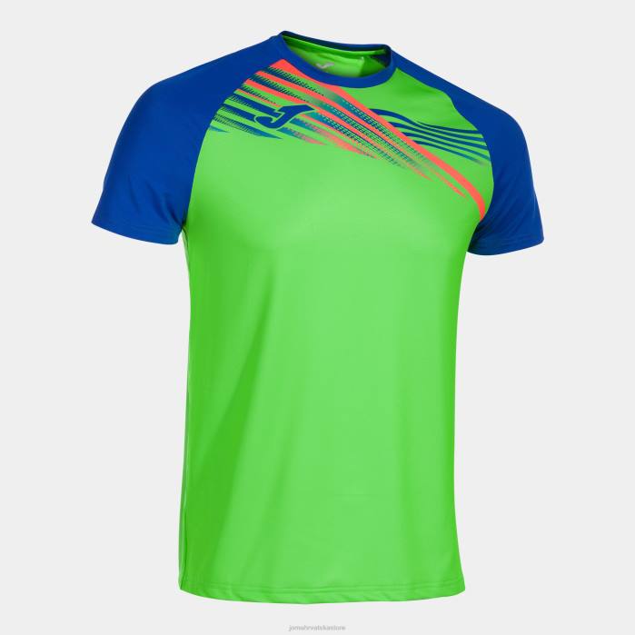 hr Joma košulja kratki rukav elite x fluorescentno zelena kraljevsko plava 6FVN239 muškarci
