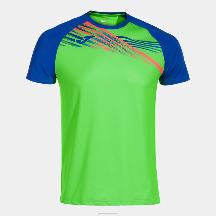 hr Joma košulja kratki rukav elite x fluorescentno zelena kraljevsko plava 6FVN239 muškarci