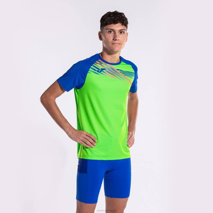hr Joma košulja kratki rukav elite x fluorescentno zelena kraljevsko plava 6FVN239 muškarci