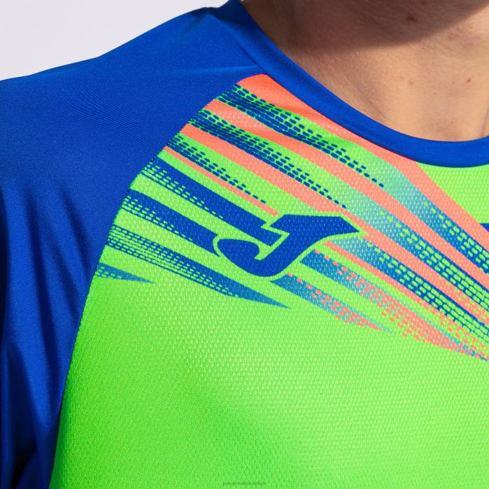 hr Joma košulja kratki rukav elite x fluorescentno zelena kraljevsko plava 6FVN239 muškarci