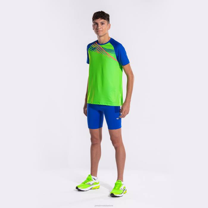 hr Joma košulja kratki rukav elite x fluorescentno zelena kraljevsko plava 6FVN239 muškarci