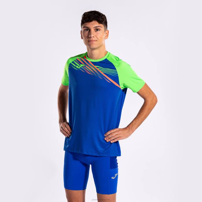 hr Joma košulja kratki rukav elite x kraljevsko plava fluorescentno zelena 6FVN1093 muškarci