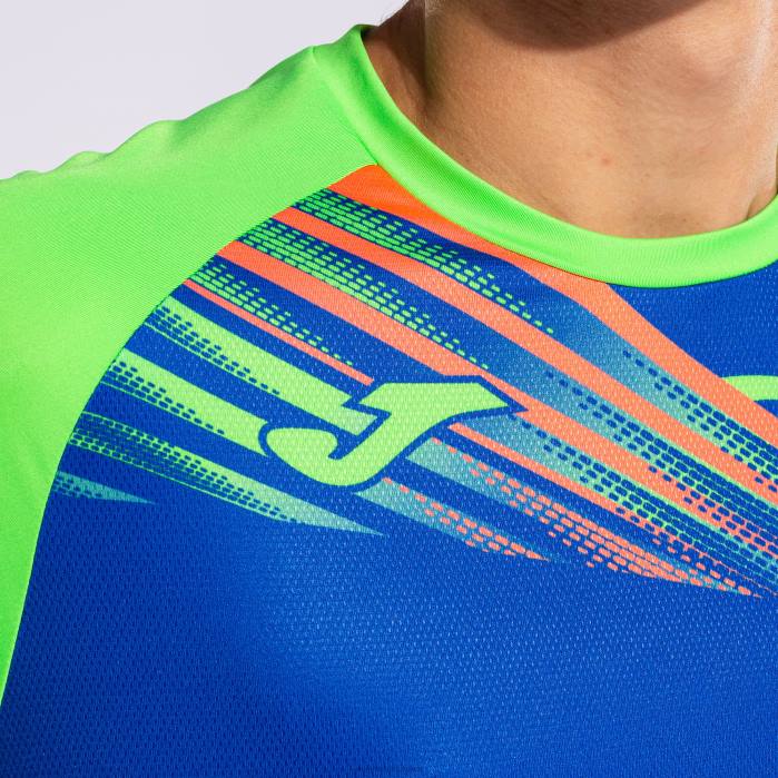 hr Joma košulja kratki rukav elite x kraljevsko plava fluorescentno zelena 6FVN1093 muškarci