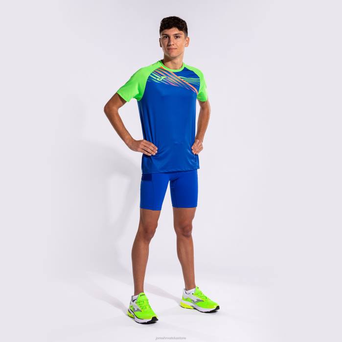 hr Joma košulja kratki rukav elite x kraljevsko plava fluorescentno zelena 6FVN1093 muškarci