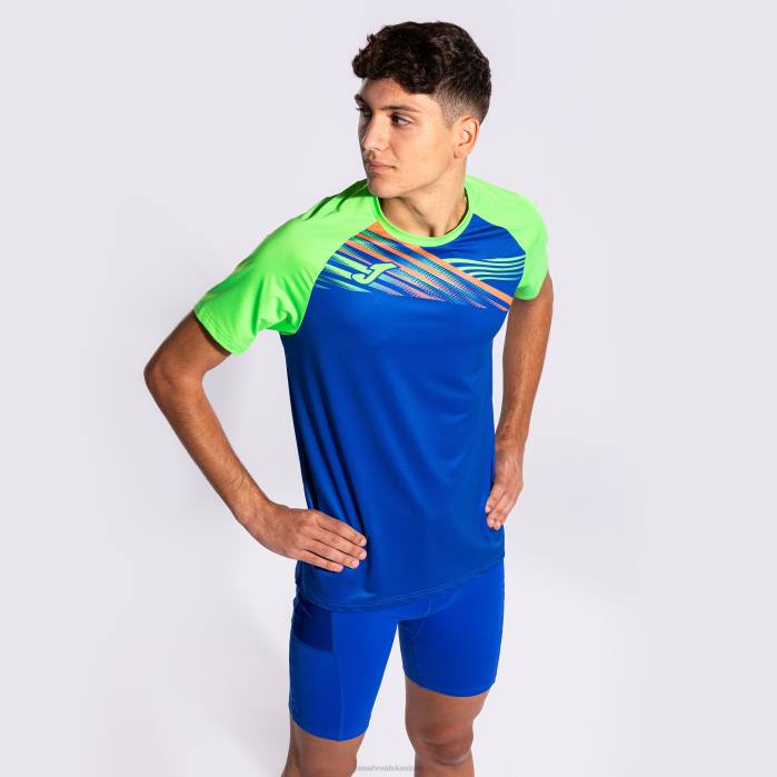 hr Joma košulja kratki rukav elite x kraljevsko plava fluorescentno zelena 6FVN1093 muškarci