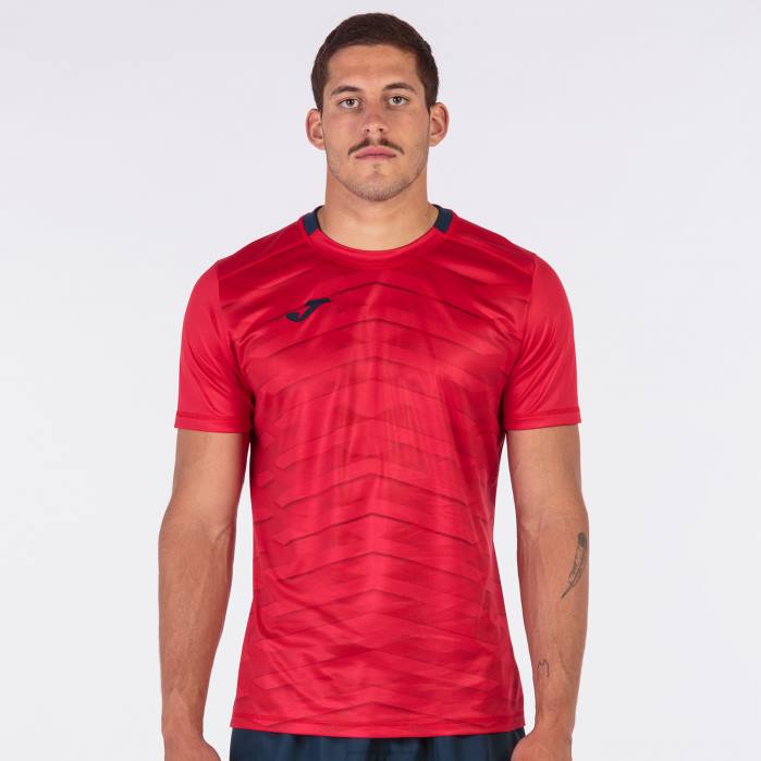 hr Joma košulja kratki rukav myskin academy Crvena 6FVN2939 muškarci