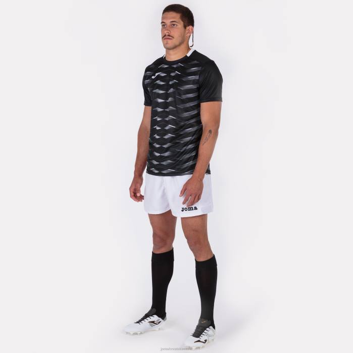 hr Joma košulja kratki rukav myskin academy crno 6FVN4488 muškarci