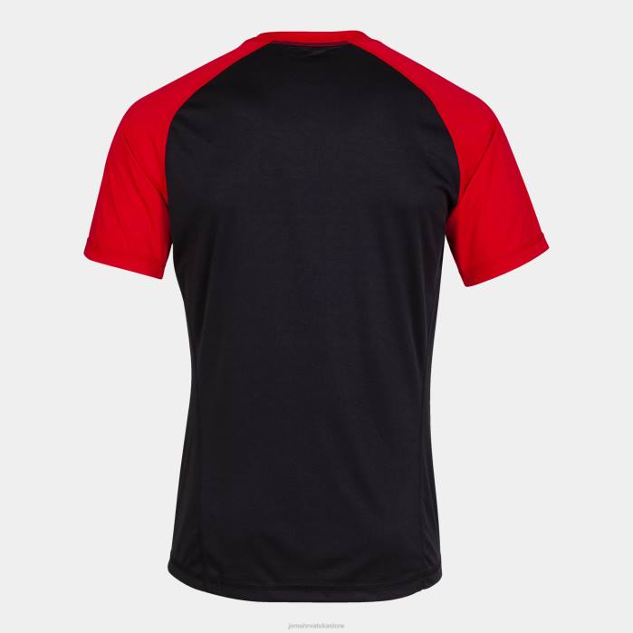 hr Joma košulja kratki rukav timski rad crno crvena 6FVN4306 muškarci