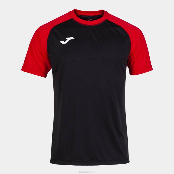 hr Joma košulja kratki rukav timski rad crno crvena 6FVN4306 muškarci