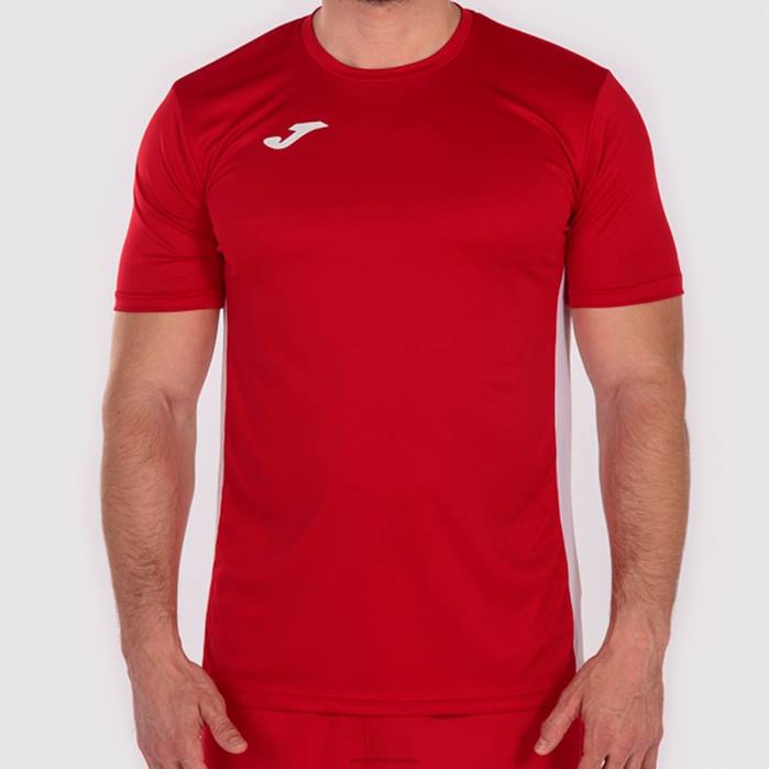 hr Joma košulja kratkih rukava cosenza crveno bijelo 6FVN3141 muškarci