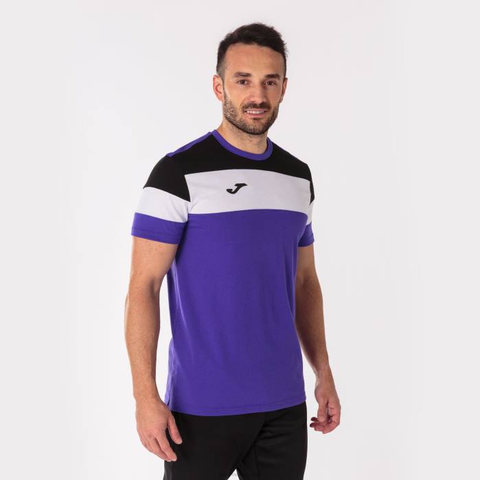 hr Joma košulja kratkih rukava crew iv ljubičasta crna 6FVN2843 muškarci