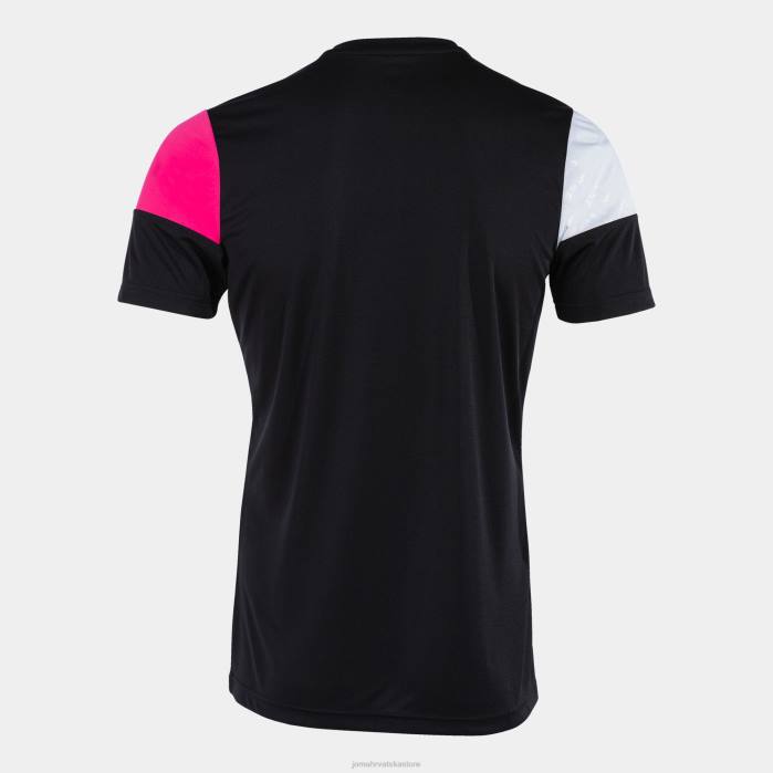 hr Joma košulja kratkih rukava crew v crno ružičasto bijelo 6FVN2920 muškarci