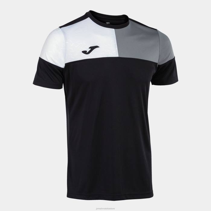 hr Joma košulja kratkih rukava crew v crno sivo bijelo 6FVN201 muškarci
