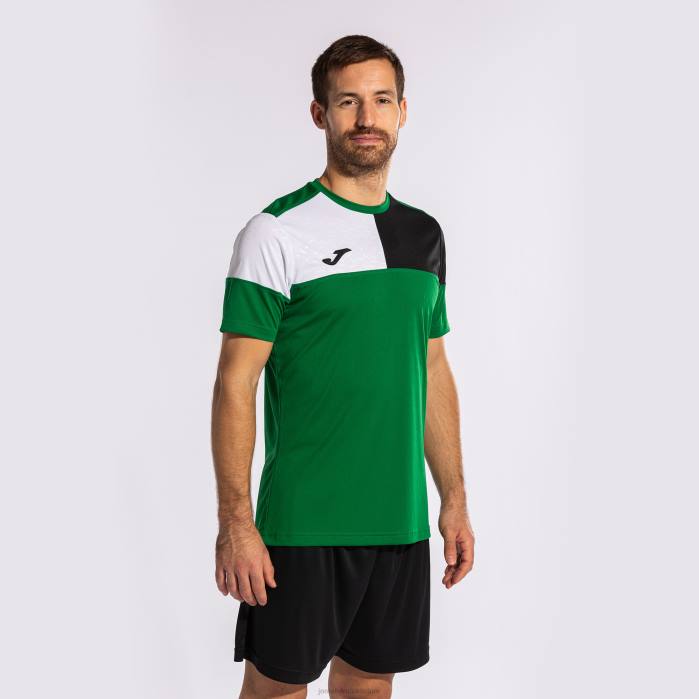 hr Joma košulja kratkih rukava crew v zelena crna bijela 6FVN236 muškarci