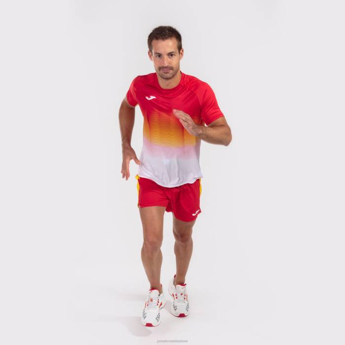 hr Joma košulja kratkih rukava elite vii crveno bijelo žuto 6FVN1209 muškarci