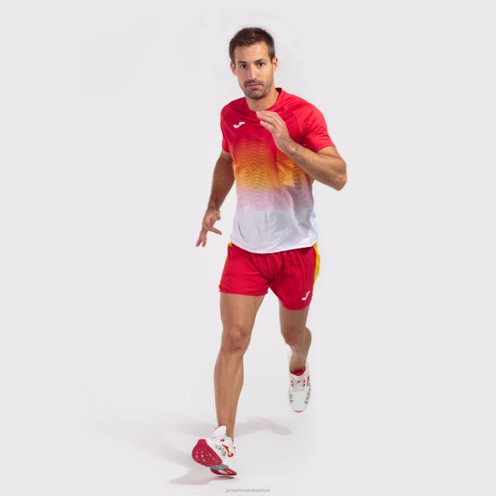 hr Joma košulja kratkih rukava elite vii crveno bijelo žuto 6FVN1209 muškarci