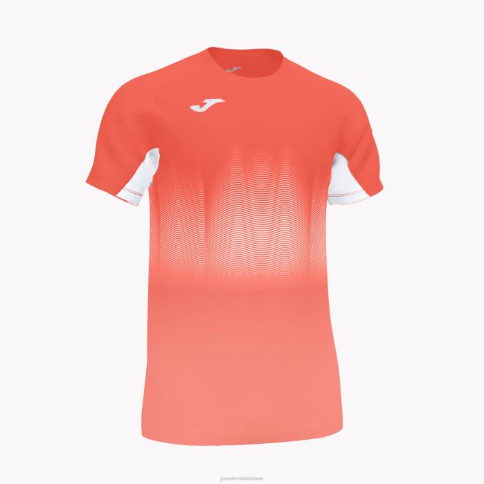 hr Joma košulja kratkih rukava elite vii fluorescentna koraljna bijela 6FVN4355 muškarci