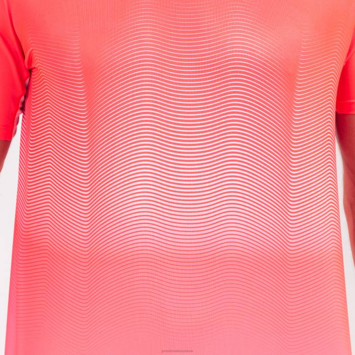 hr Joma košulja kratkih rukava elite vii fluorescentna koraljna bijela 6FVN4355 muškarci