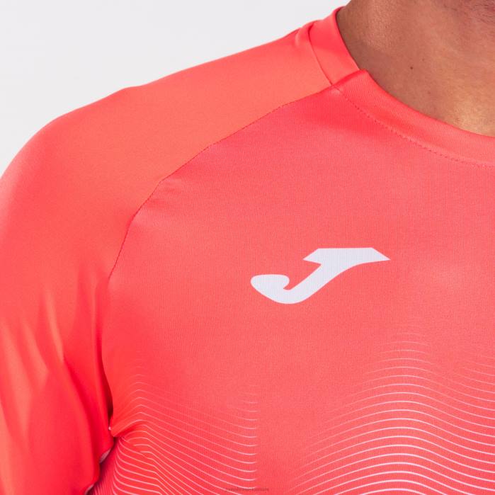 hr Joma košulja kratkih rukava elite vii fluorescentna koraljna bijela 6FVN4355 muškarci