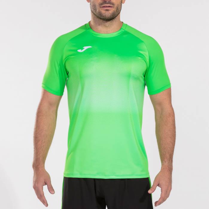 hr Joma košulja kratkih rukava elite vii fluorescentno zeleno bijela 6FVN3021 muškarci