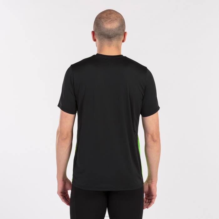 hr Joma košulja kratkih rukava elite viii crna fluorescentno zelena 6FVN4661 muškarci