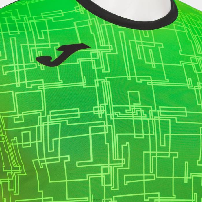 hr Joma košulja kratkih rukava elite viii crna fluorescentno zelena 6FVN4661 muškarci