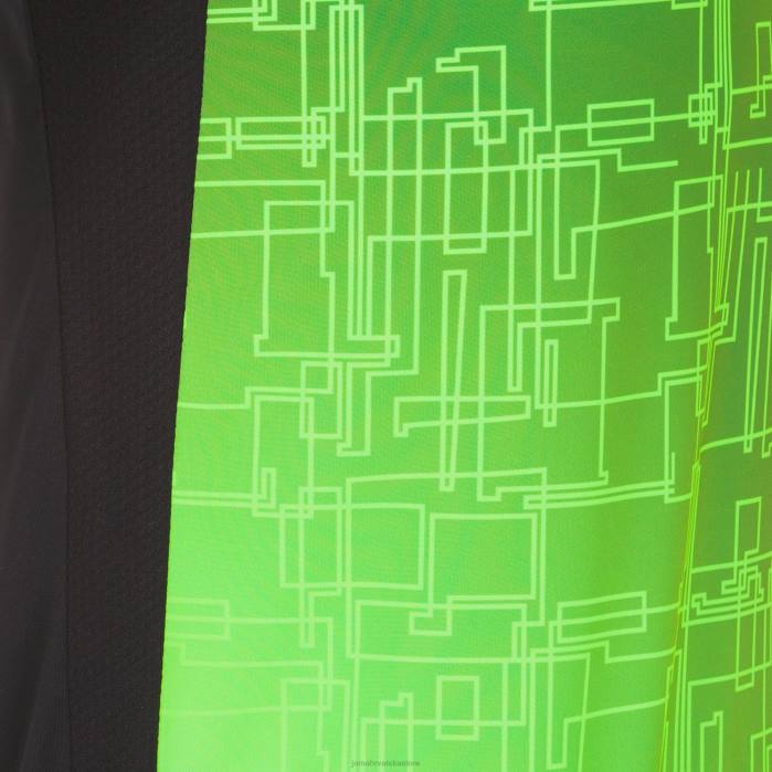 hr Joma košulja kratkih rukava elite viii crna fluorescentno zelena 6FVN4661 muškarci