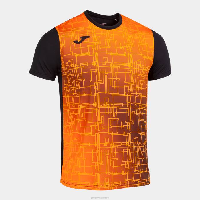 hr Joma košulja kratkih rukava elite viii crna narančasta 6FVN3486 muškarci