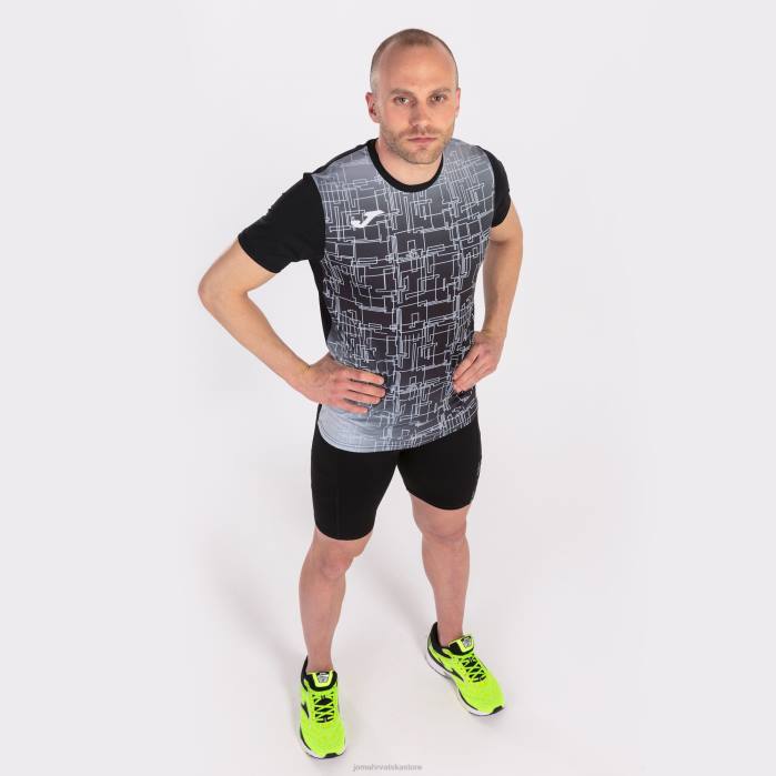 hr Joma košulja kratkih rukava elite viii crno 6FVN985 muškarci