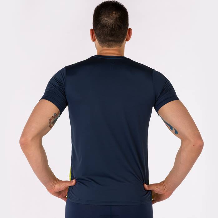 hr Joma košulja kratkih rukava elite viii tamnoplava fluorescentno žuta 6FVN674 muškarci