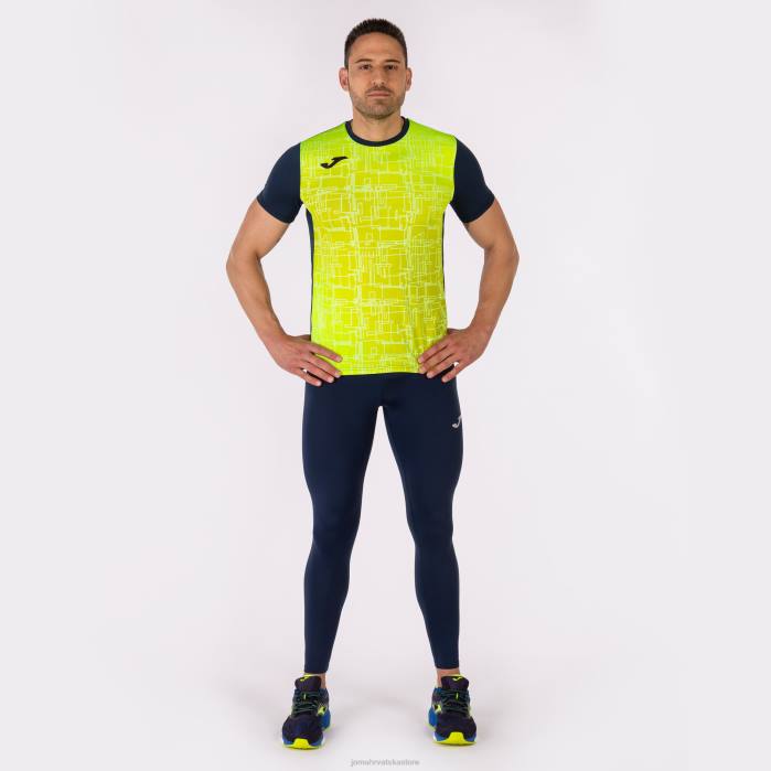 hr Joma košulja kratkih rukava elite viii tamnoplava fluorescentno žuta 6FVN674 muškarci