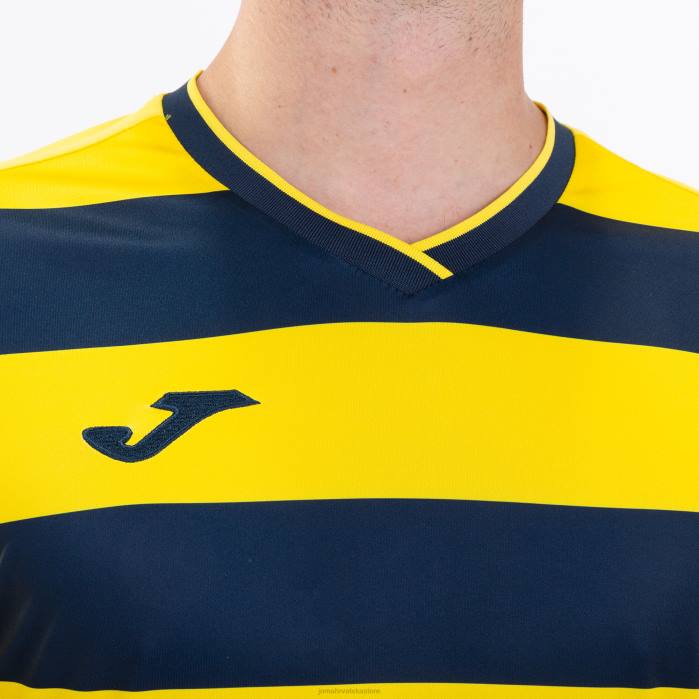 hr Joma košulja kratkih rukava europa iv žuta tamnoplava 6FVN4399 muškarci