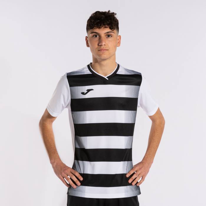 hr Joma košulja kratkih rukava europa v bijelo crno 6FVN1251 muškarci