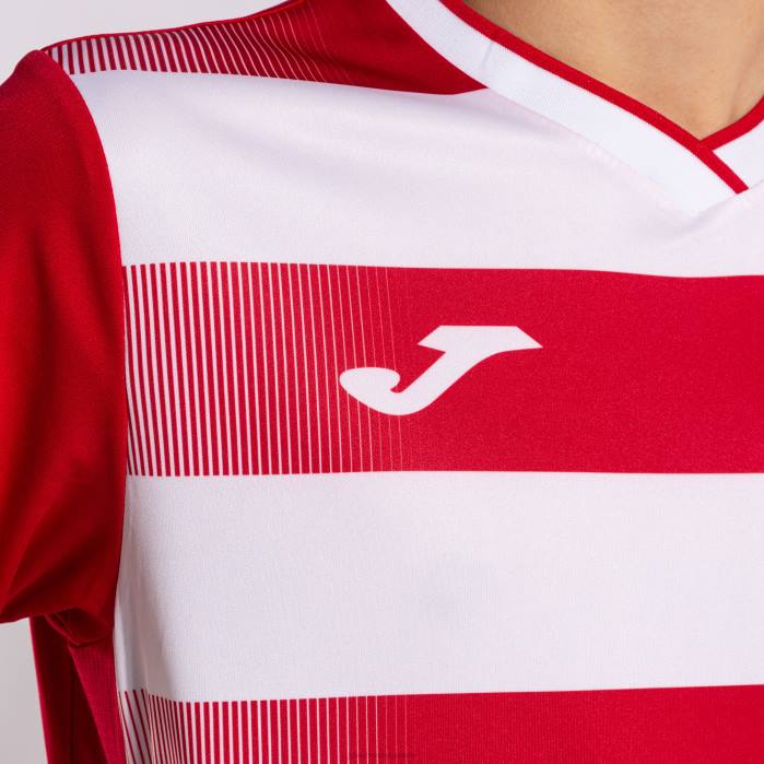 hr Joma košulja kratkih rukava europa v crveno bijelo 6FVN4649 muškarci