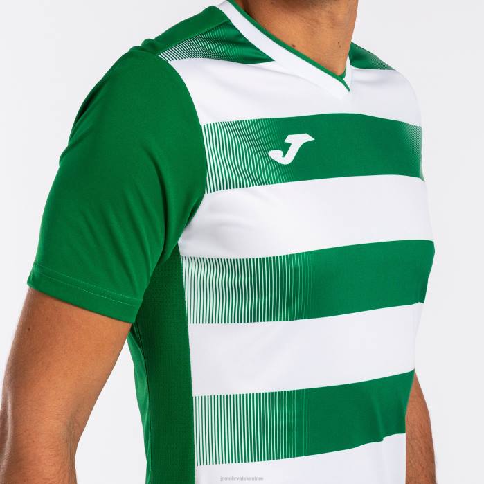 hr Joma košulja kratkih rukava europa v zeleno bijela 6FVN3445 muškarci
