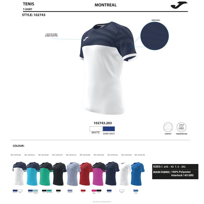 hr Joma košulja kratkih rukava montreal zeleno crno 6FVN3441 muškarci
