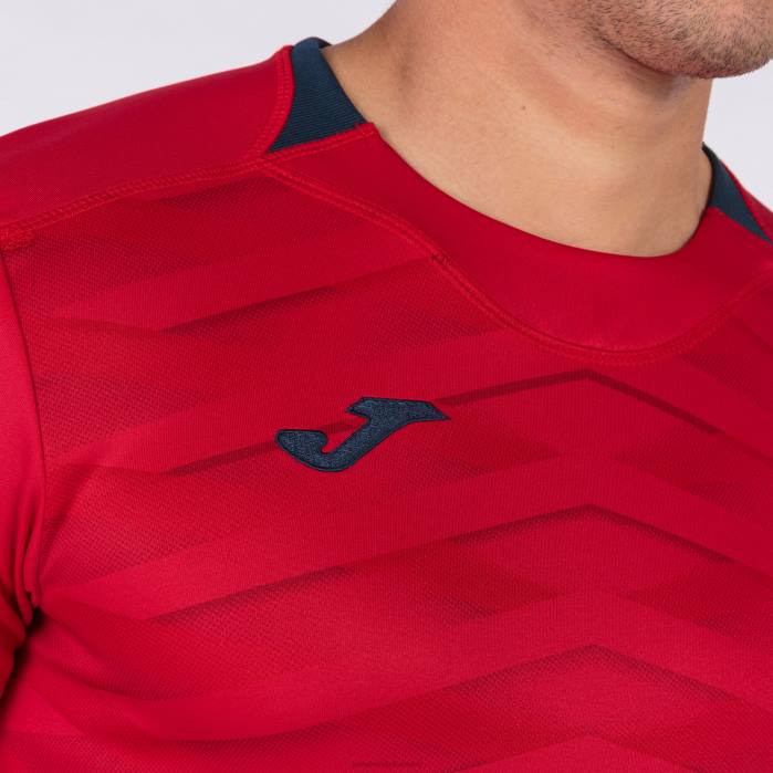 hr Joma košulja kratkih rukava myskin ii Crvena 6FVN3087 muškarci