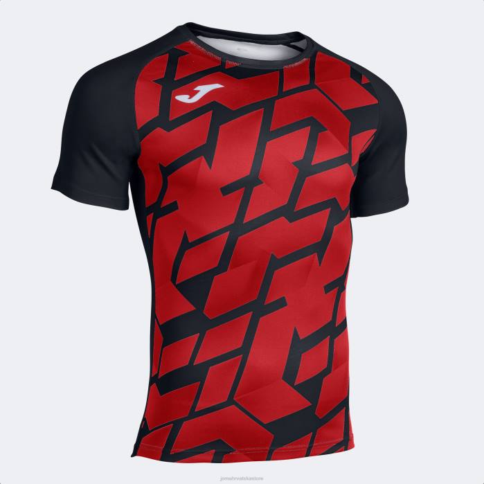 hr Joma košulja kratkih rukava myskin iii crno crvena 6FVN3050 muškarci
