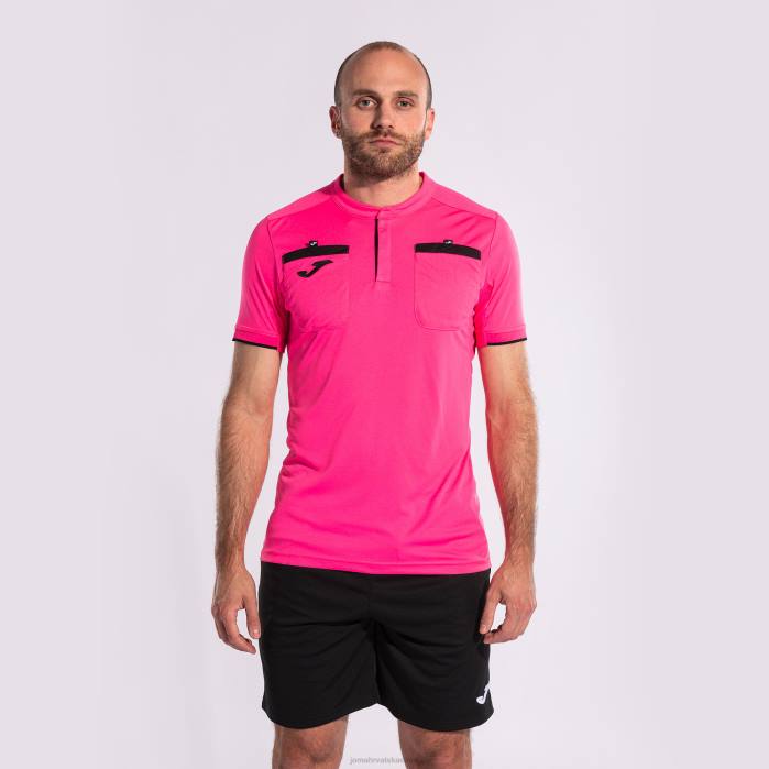 hr Joma košulja kratkih rukava sudac fluorescentno ružičasta 6FVN555 muškarci