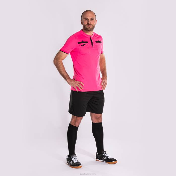 hr Joma košulja kratkih rukava sudac fluorescentno ružičasta 6FVN555 muškarci