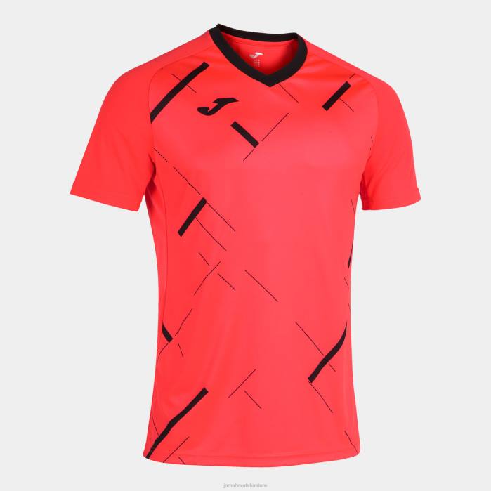 hr Joma košulja kratkih rukava tigar iii fluorescentna koraljna crna 6FVN4543 muškarci