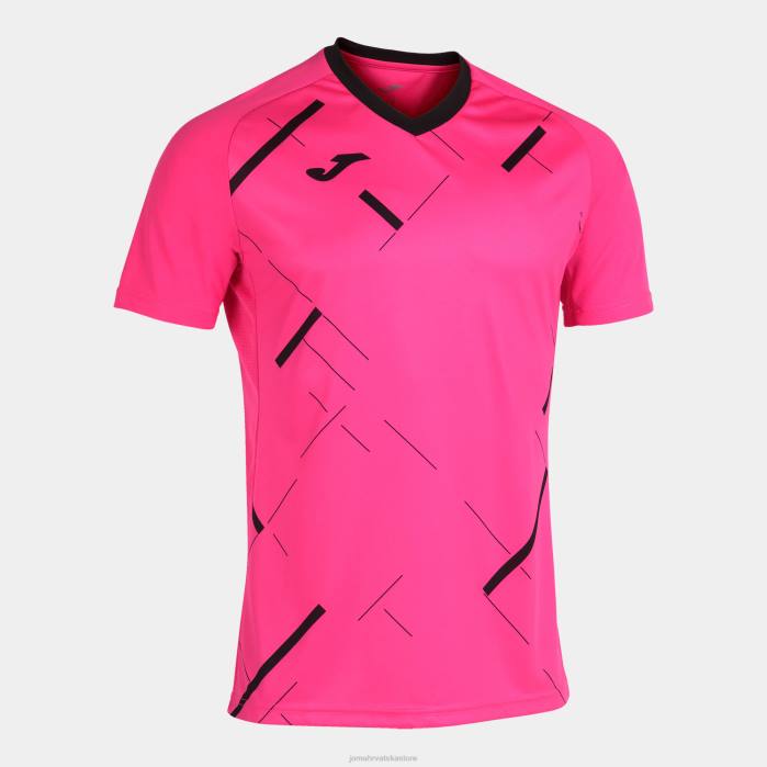 hr Joma košulja kratkih rukava tigar iii fluorescentno ružičasto crna 6FVN4541 muškarci
