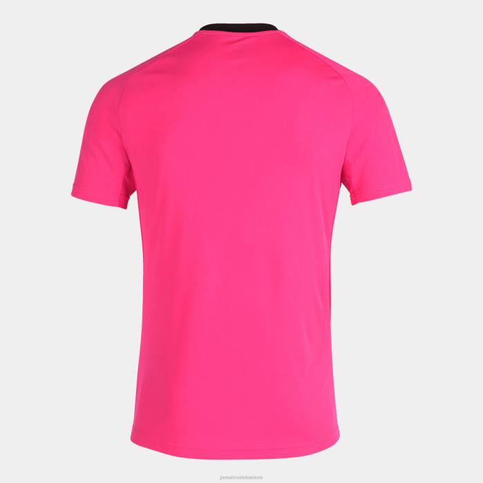 hr Joma košulja kratkih rukava tigar iii fluorescentno ružičasto crna 6FVN4541 muškarci